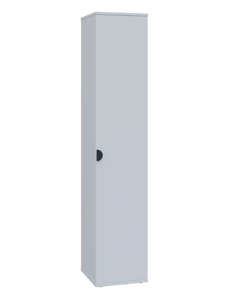 TN 5 - 3D kancelářská skříň, 1-dveřová, pravá, 1822x360x400, bílá